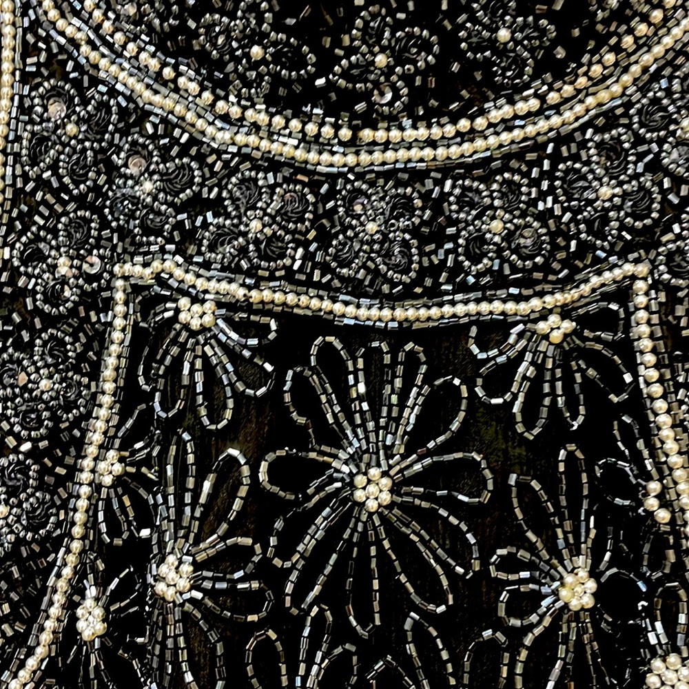 Vintage Papell Boutique Glamorous Luxury boutique evening beaded tank top - SZ P - Picture 2 of 7